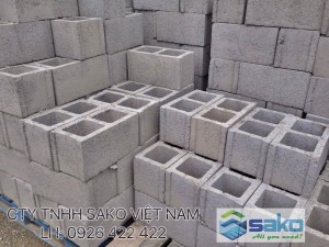 Gach block 19x19x39 (gach block xay tuong 20cm)